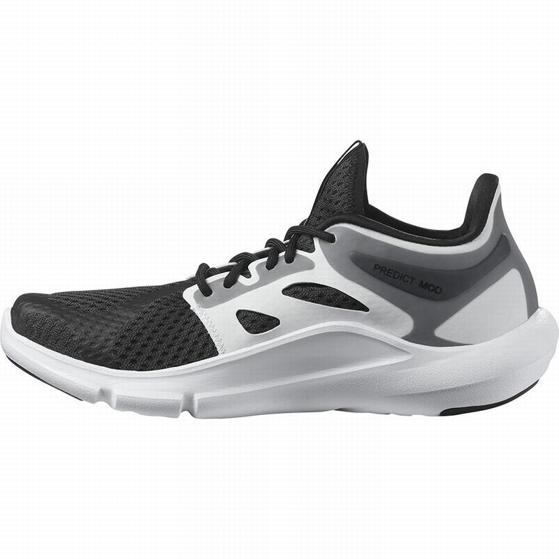 Women's Salomon PREDICT MOD Road Running Shoes Black / White | TDGXNH-831