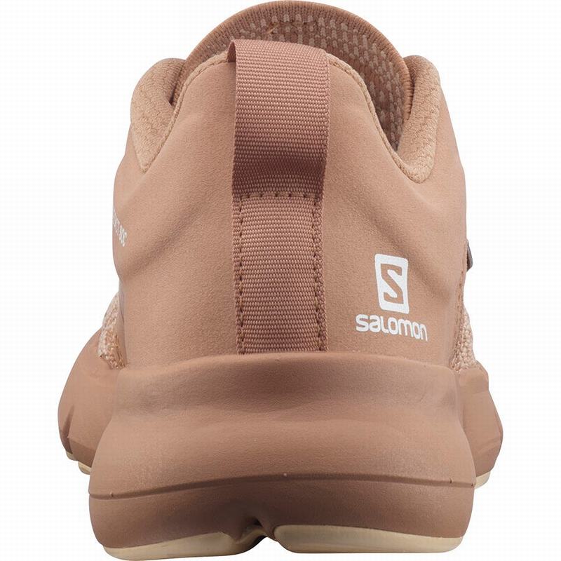 Women's Salomon PREDICT SOC W Road Running Shoes Brown | HSYWOF-045