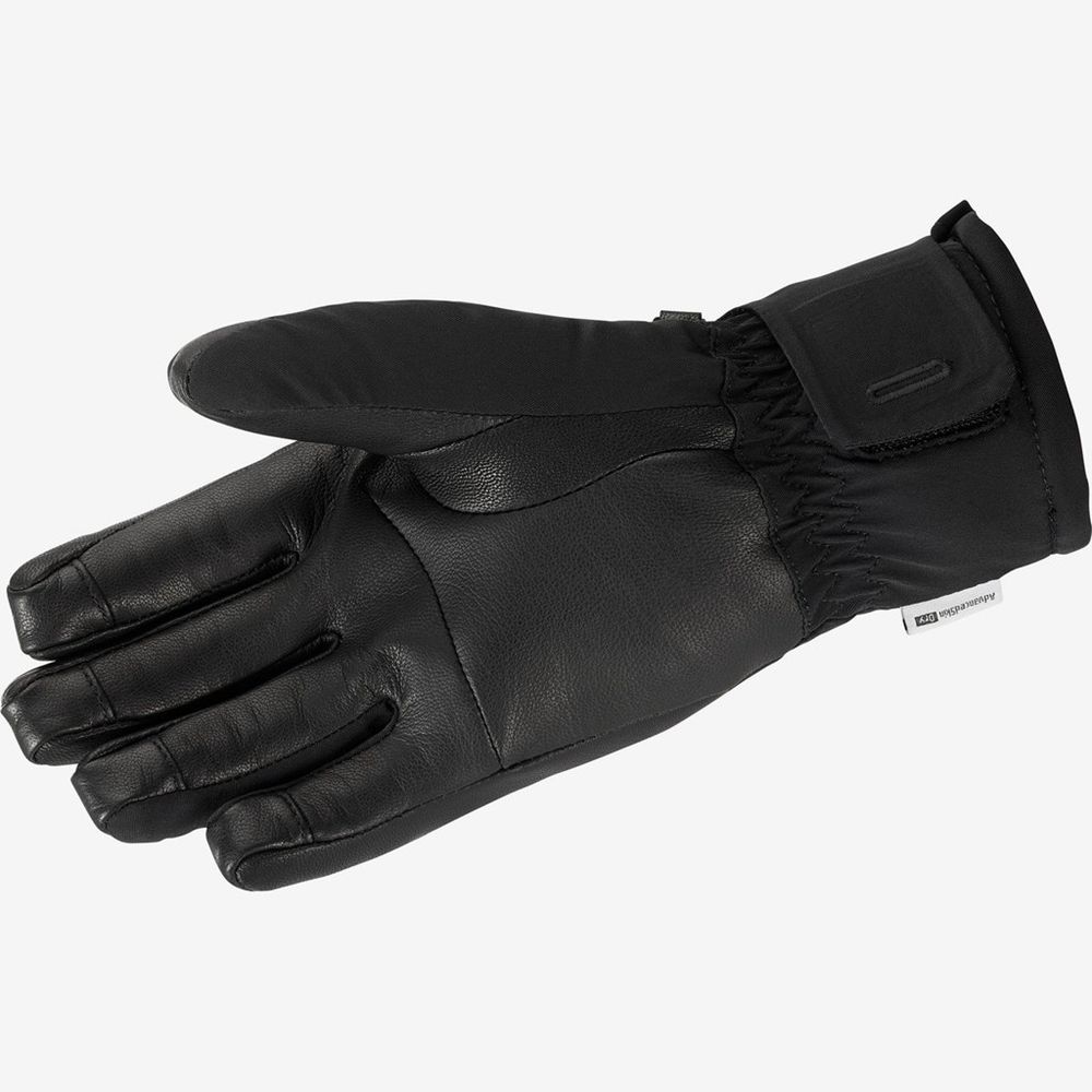 Women's Salomon PROPELLER PLUS GLOVE Gloves Black | ZDBAEY-578