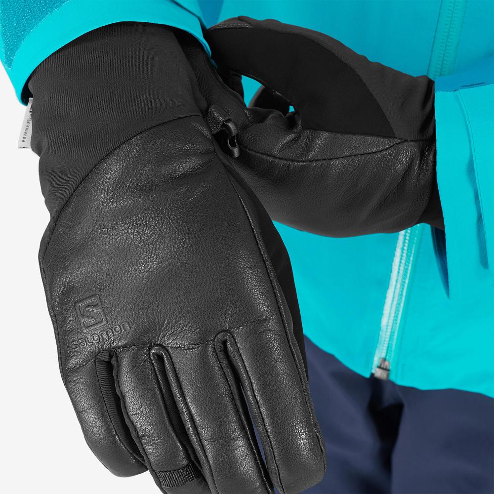 Women's Salomon PROPELLER PLUS W Gloves Black | WSDEFY-125
