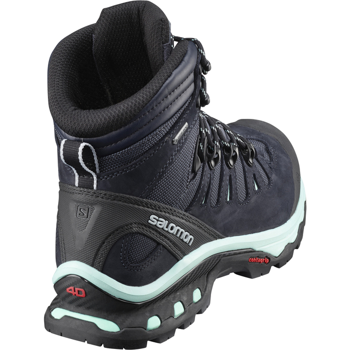 Women's Salomon QUEST 4D 3 GTX W Hiking Boots Black | DNQMUK-132