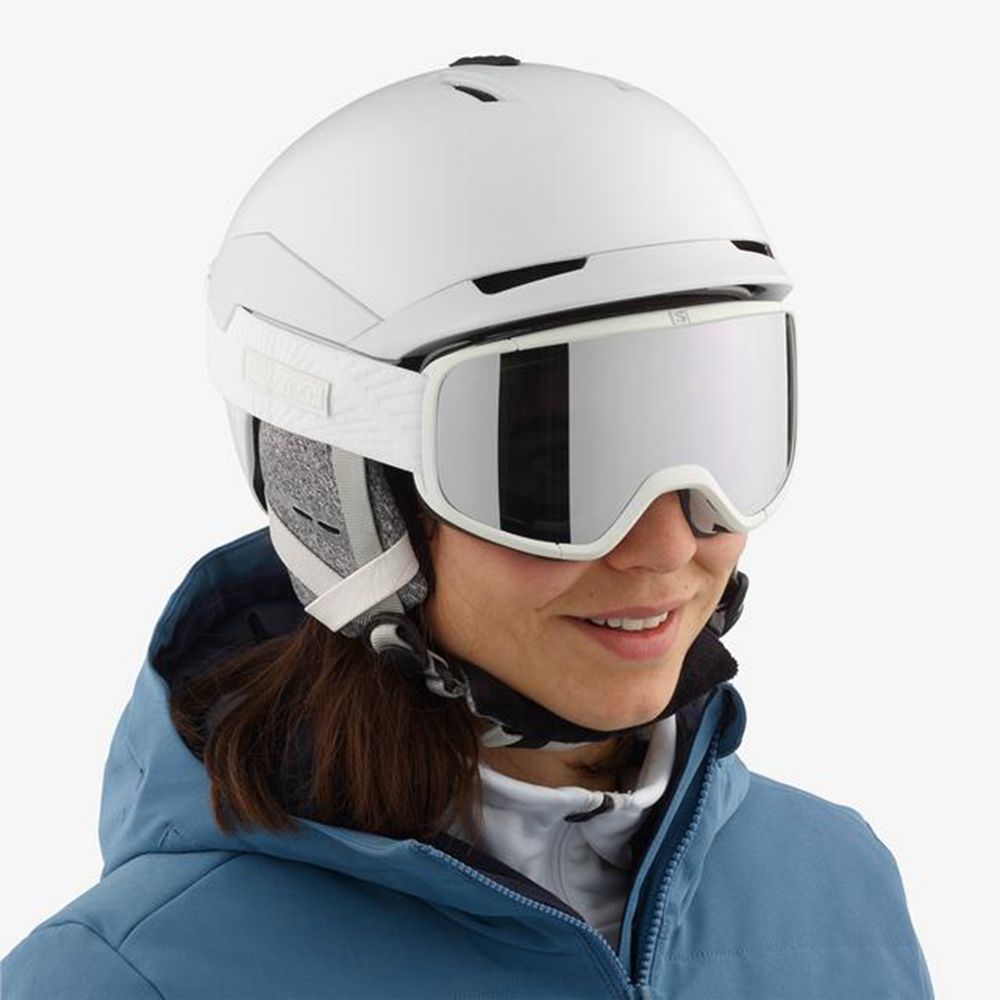 Women's Salomon QUEST ACCESS Helmets Black | JXZFMI-796