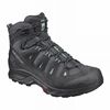 Women's Salomon QUEST PRIME GTX W Hiking Boots Grey / Green | PZJDLX-136