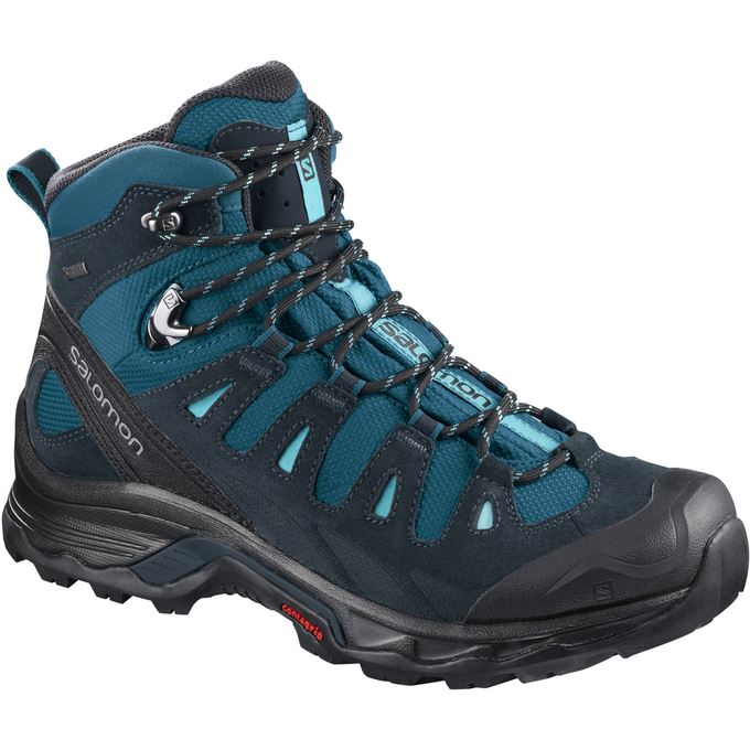 Women\'s Salomon QUEST PRIME GTX W Hiking Boots Deep Turquoise / Black | UHKQVX-341
