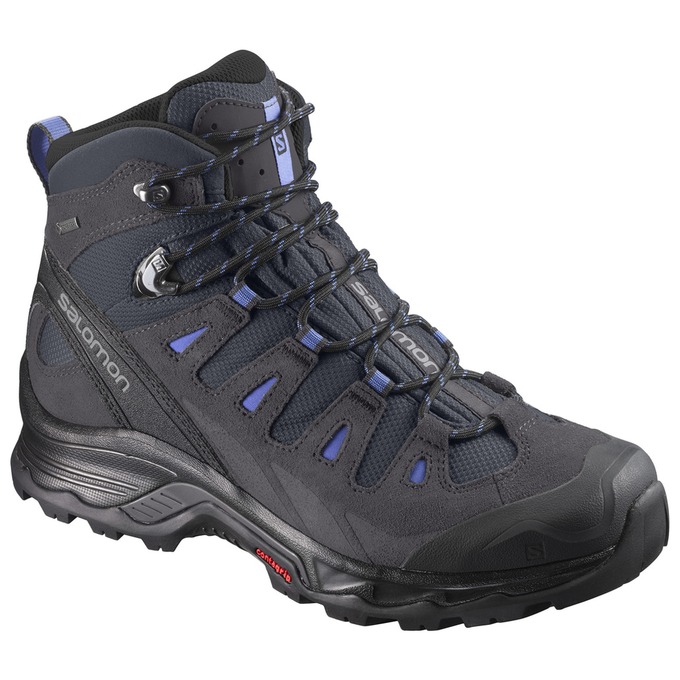 Women\'s Salomon QUEST PRIME GTX W Hiking Boots Black | YDLKNG-260