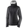 Women's Salomon RIGHT NICE HYBRID HOODIE W Jackets Black | FMJXRO-531