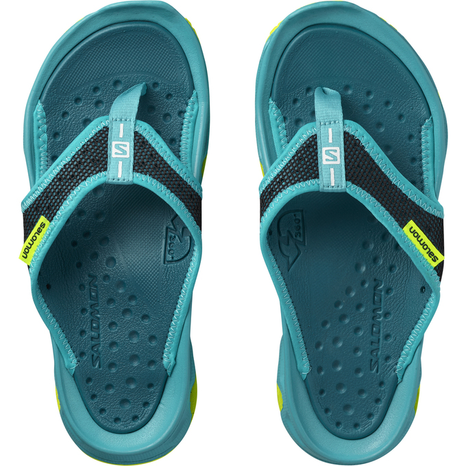 Women's Salomon RX BREAK W Flip Flops Blue | CGAWQO-430