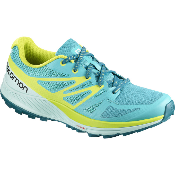 Women\'s Salomon SENSE ESE W Trail Running Shoes Light Blue | 0819KGXLT