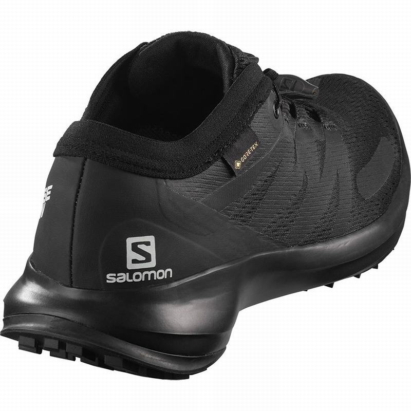 Women's Salomon SENSE FLOW GTX W Trail Running Shoes Black | 3516OJDQA