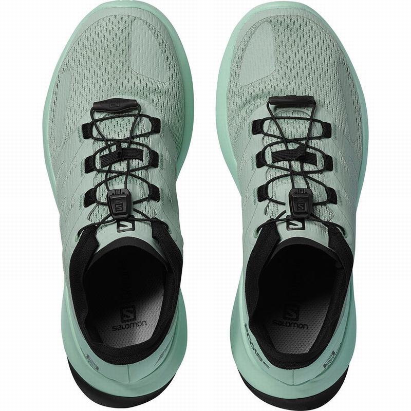 Women's Salomon SENSE FLOW W Trail Running Shoes Light Turquoise / Black | 3584XRWSH