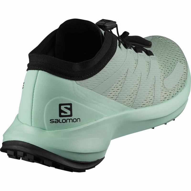 Women's Salomon SENSE FLOW W Trail Running Shoes Light Turquoise / Black | 3584XRWSH