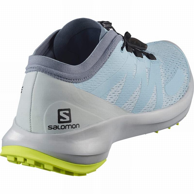 Women's Salomon SENSE FLOW W Trail Running Shoes Blue / Yellow | 8975PEXBD