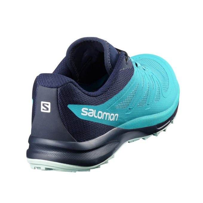 Women's Salomon SENSE PRO 2 W Trail Running Shoes Turquoise / Navy | 3417ZHBFW