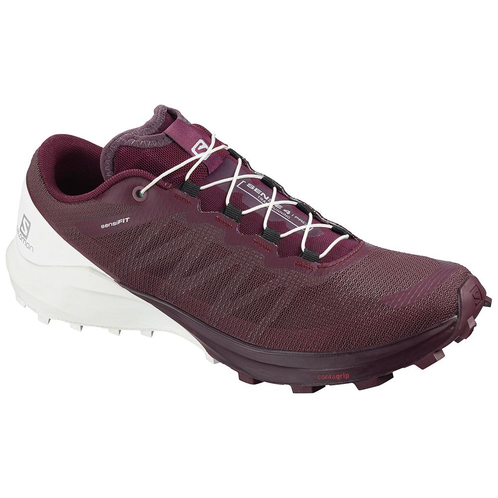 Women's Salomon SENSE PRO 4 W Road Running Shoes Purple | QRASHK-715