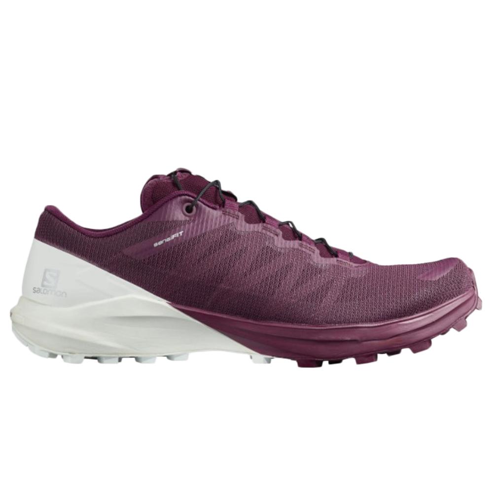 Women\'s Salomon SENSE PRO 4 W Road Running Shoes Purple | QRASHK-715