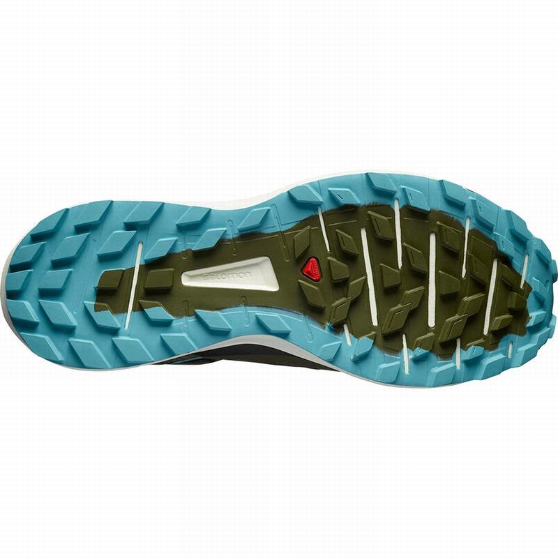 Women's Salomon SENSE RIDE 3 W Running Shoes Olive | ANMXOD-961