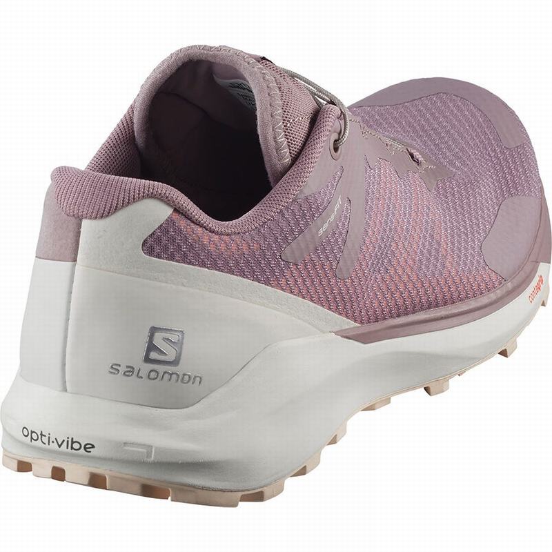 Women's Salomon SENSE RIDE 3 W Running Shoes Pink | FEVGZI-418