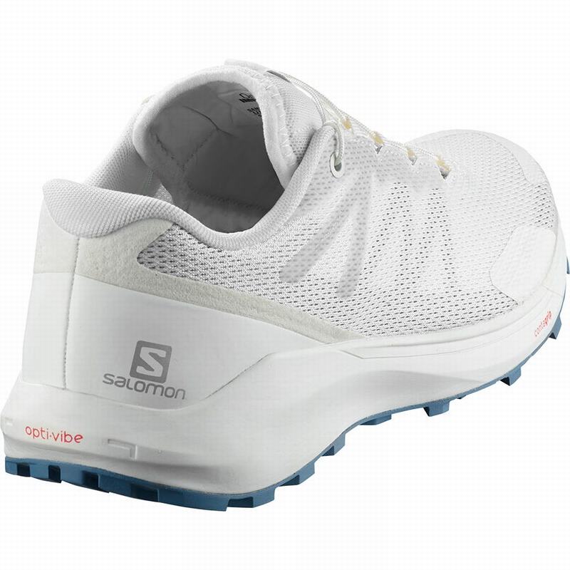 Women's Salomon SENSE RIDE 3 W Running Shoes White | XGDKAV-907