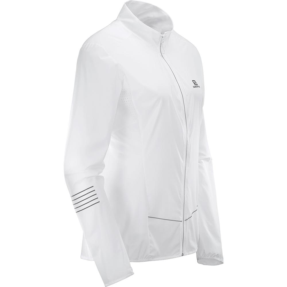 Women's Salomon SENSE W Jackets White | PYCKVX-904