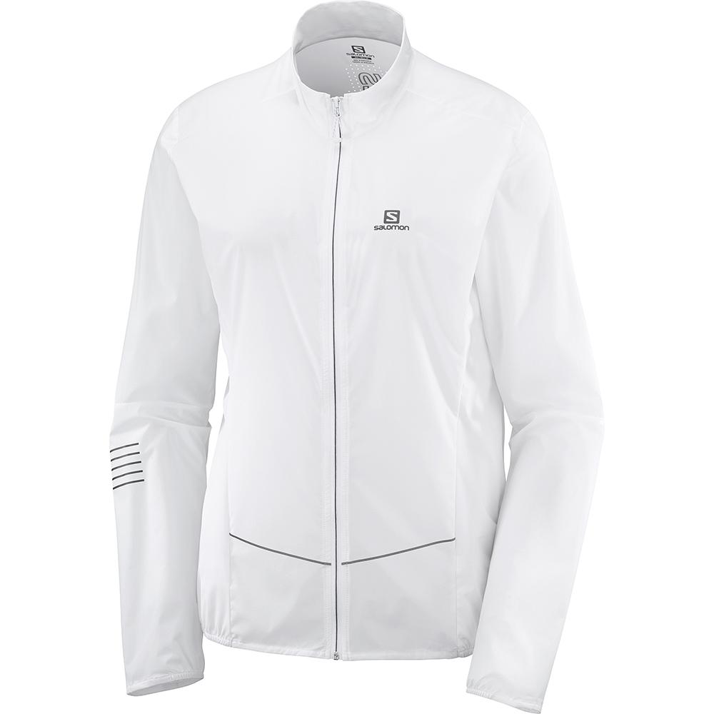 Women\'s Salomon SENSE W Jackets White | PYCKVX-904