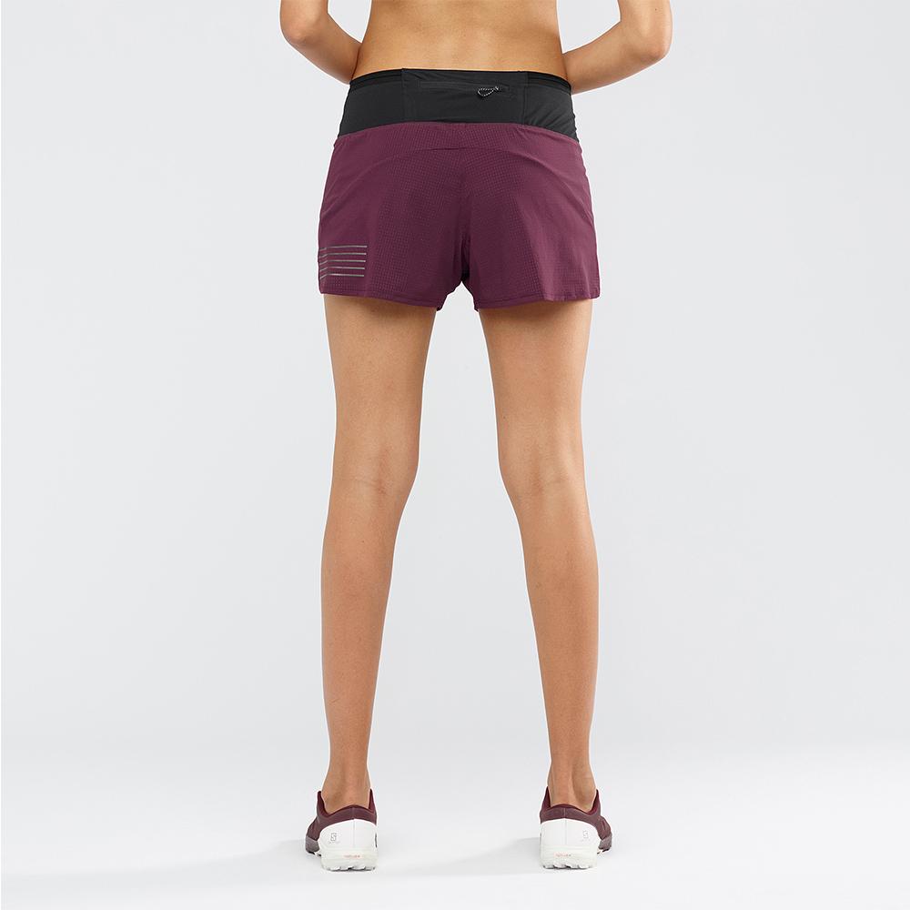 Women's Salomon SENSE W Shorts Purple | VYOMFR-367