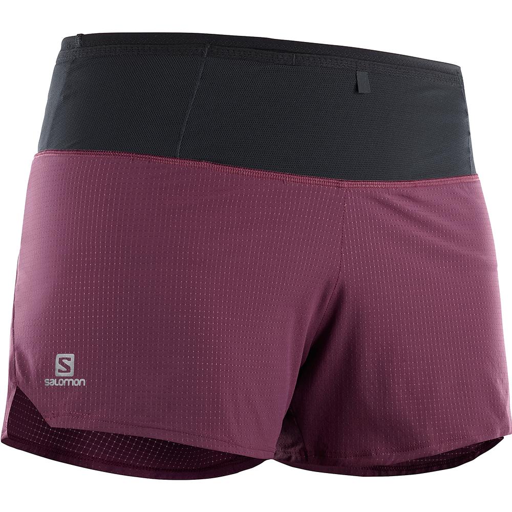 Women's Salomon SENSE W Shorts Purple | VYOMFR-367