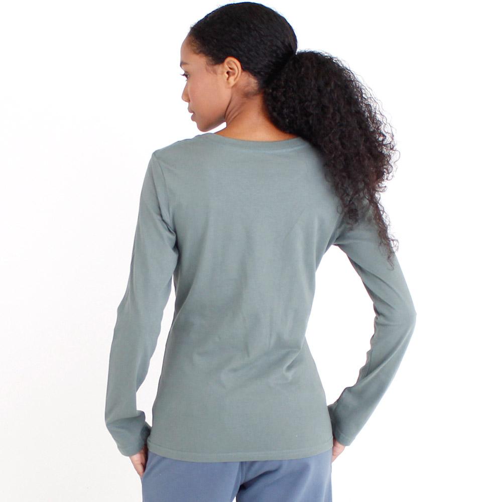 Women's Salomon SMOOTH LS W Long Sleeve T Shirts Green | RFUBIW-324