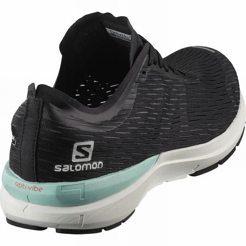 Women's Salomon SONIC 3 ACCELERATE W Running Shoes Black / Blue | GONVPK-657