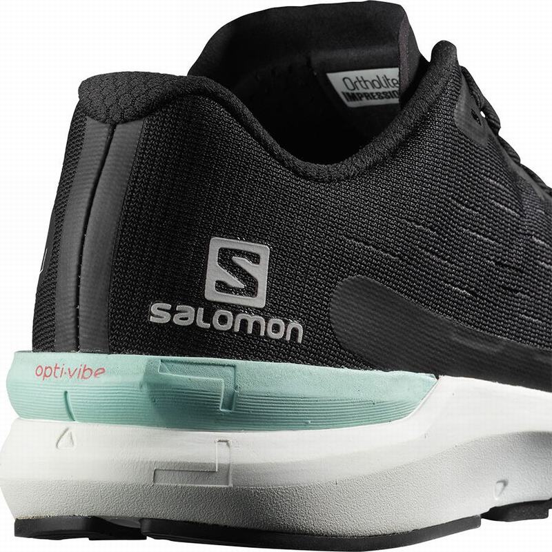 Women's Salomon SONIC 3 BALANCE W Running Shoes Black / White | DHFJIY-938