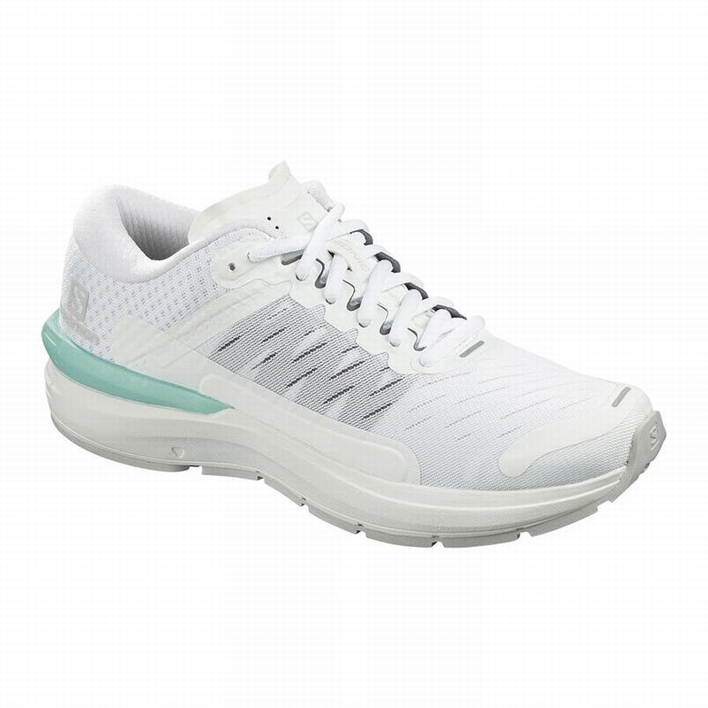 Women\'s Salomon SONIC 3 CONFIDENCE W Running Shoes White | QIANES-693