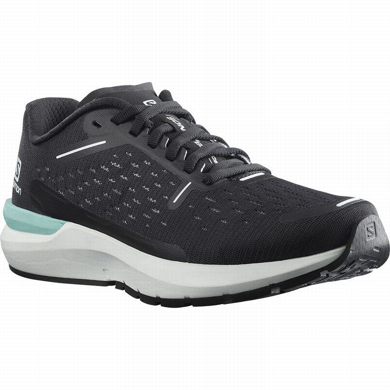 Women's Salomon SONIC 4 BALANCE Road Running Shoes Black / White | EQNFJS-236