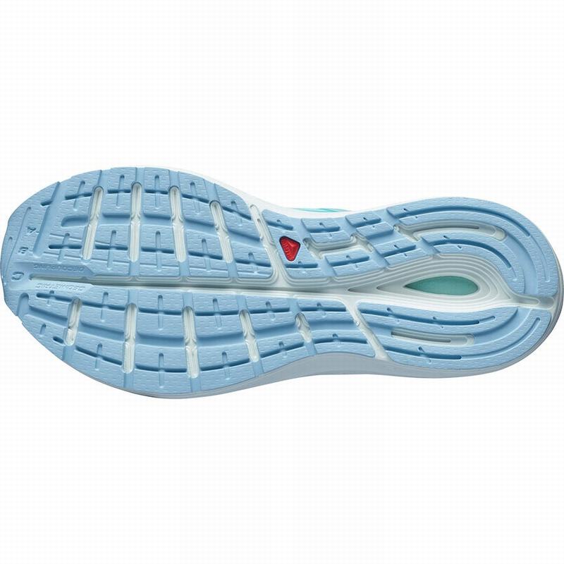 Women's Salomon SONIC 4 CONFIDENCE Road Running Shoes Brown Turquoise / White | IPWZTU-817