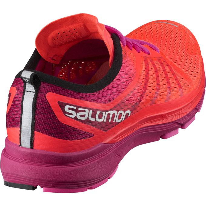 Women's Salomon SONIC RA PRO W Running Shoes Pink | QPEVTJ-205