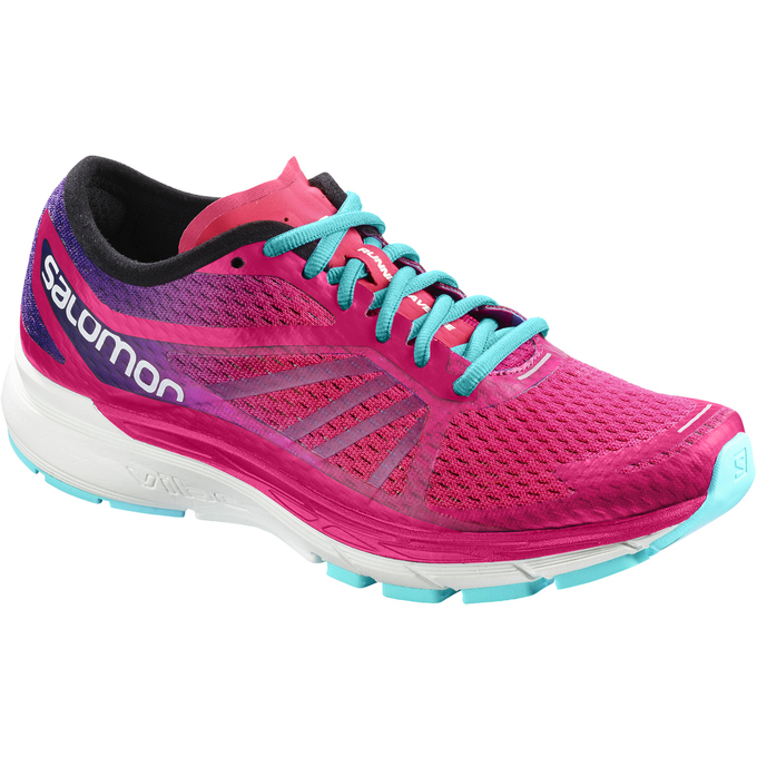 Women\'s Salomon SONIC RA PRO W Running Shoes Pink | QPEVTJ-205
