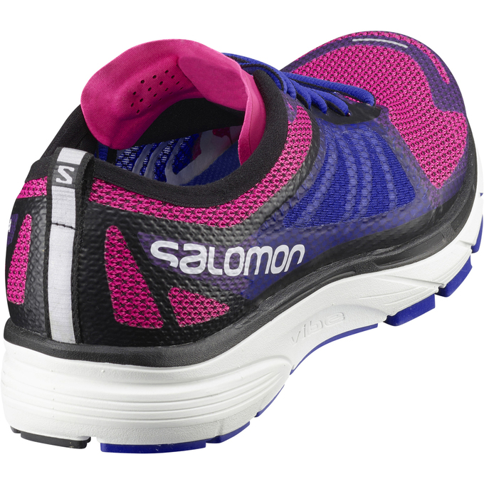 Women's Salomon SONIC RA W Running Shoes Light Blue / Yellow | AVXWNR-871