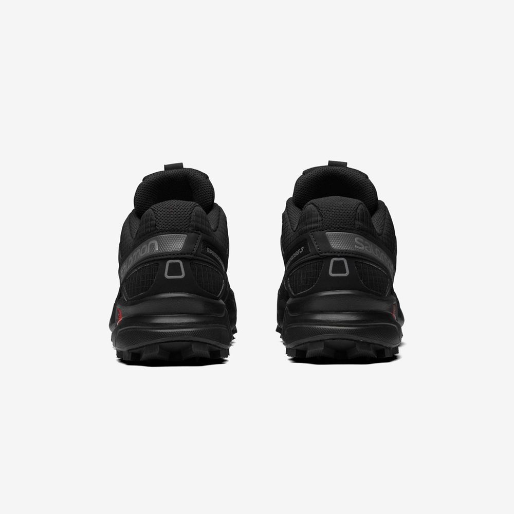 Women's Salomon SPEEDCROSS 3 Sneakers Black | EPXKDC-215