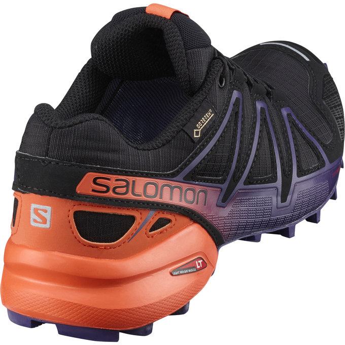 Women's Salomon SPEEDCROSS 4 GTX LTD W Trail Running Shoes Black | 9213GQHNF