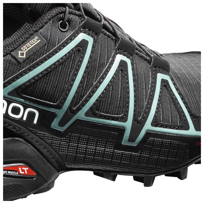 Women's Salomon SPEEDCROSS 4 GTX W Trail Running Shoes Light Blue | 2168AKYSD