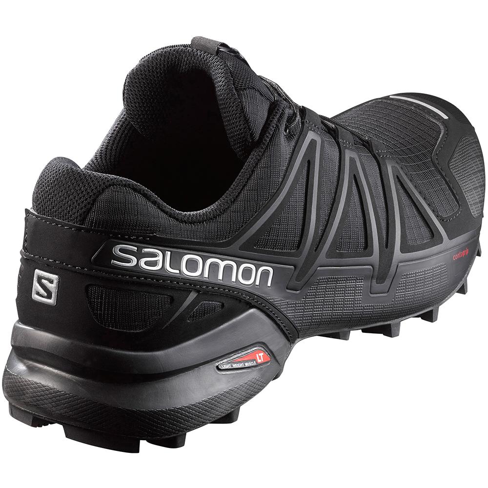 Women's Salomon SPEEDCROSS 4 W Running Shoes Black | ICOGAV-962