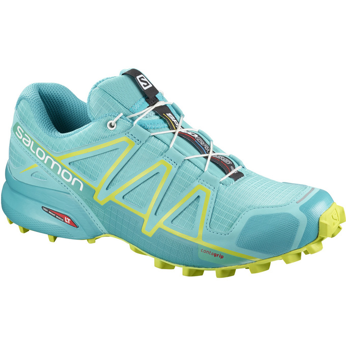 Women\'s Salomon SPEEDCROSS 4 W Trail Running Shoes Light Turquoise | 4098XMYLA