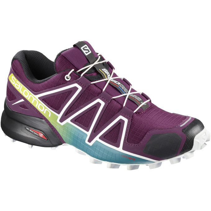 Women\'s Salomon SPEEDCROSS 4 W Trail Running Shoes Purple | LTCZSD-752