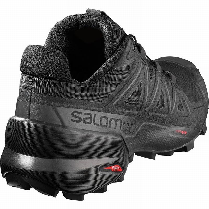 Women's Salomon SPEEDCROSS 5 Trail Running Shoes Black | 3407IRVNL