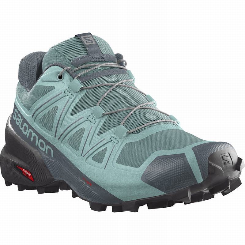 Women's Salomon SPEEDCROSS 5 Trail Running Shoes Turquoise | 4527YDKVF