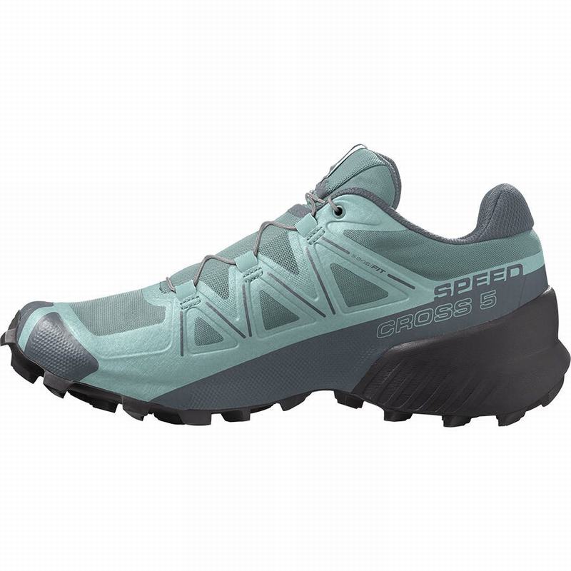 Women's Salomon SPEEDCROSS 5 Trail Running Shoes Turquoise | 4527YDKVF