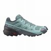 Women's Salomon SPEEDCROSS 5 Trail Running Shoes Turquoise / Green | MXCGOD-062