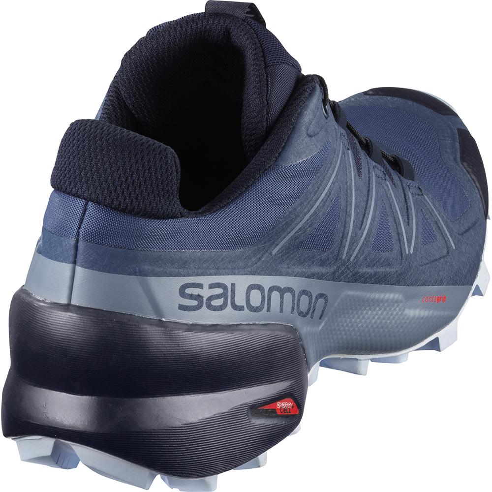 Women's Salomon SPEEDCROSS 5 W Trail Running Shoes Steelblue | 6543KXTJH