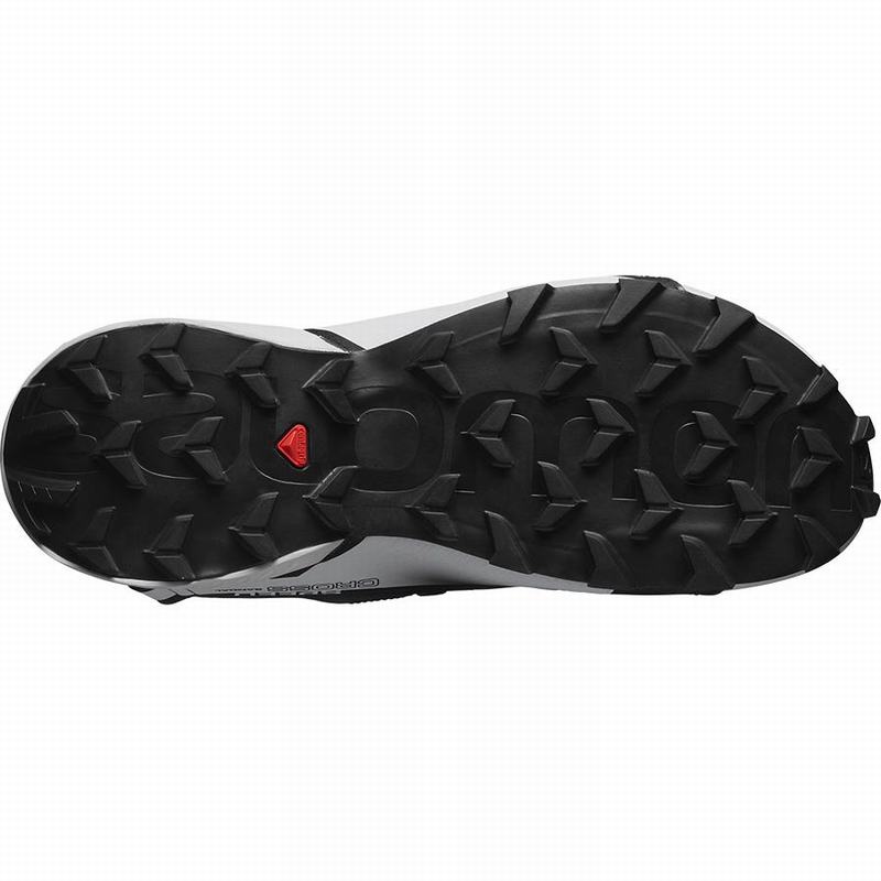 Women's Salomon SPEEDCROSS Sandals Black / White | QUWRDV-234