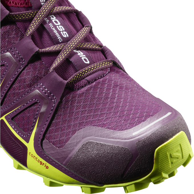 Women's Salomon SPEEDCROSS VARIO 2 W Trail Running Shoes Black | 4239ULQHZ