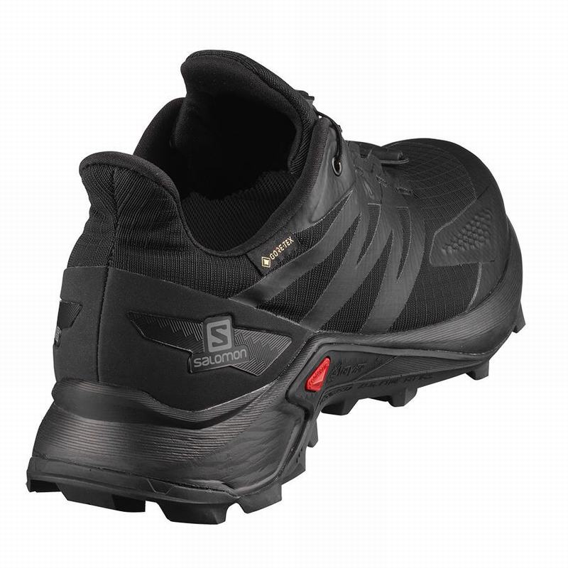 Women's Salomon SUPERCROSS BLAST GTX W Trail Running Shoes Black | 0289CZIOS