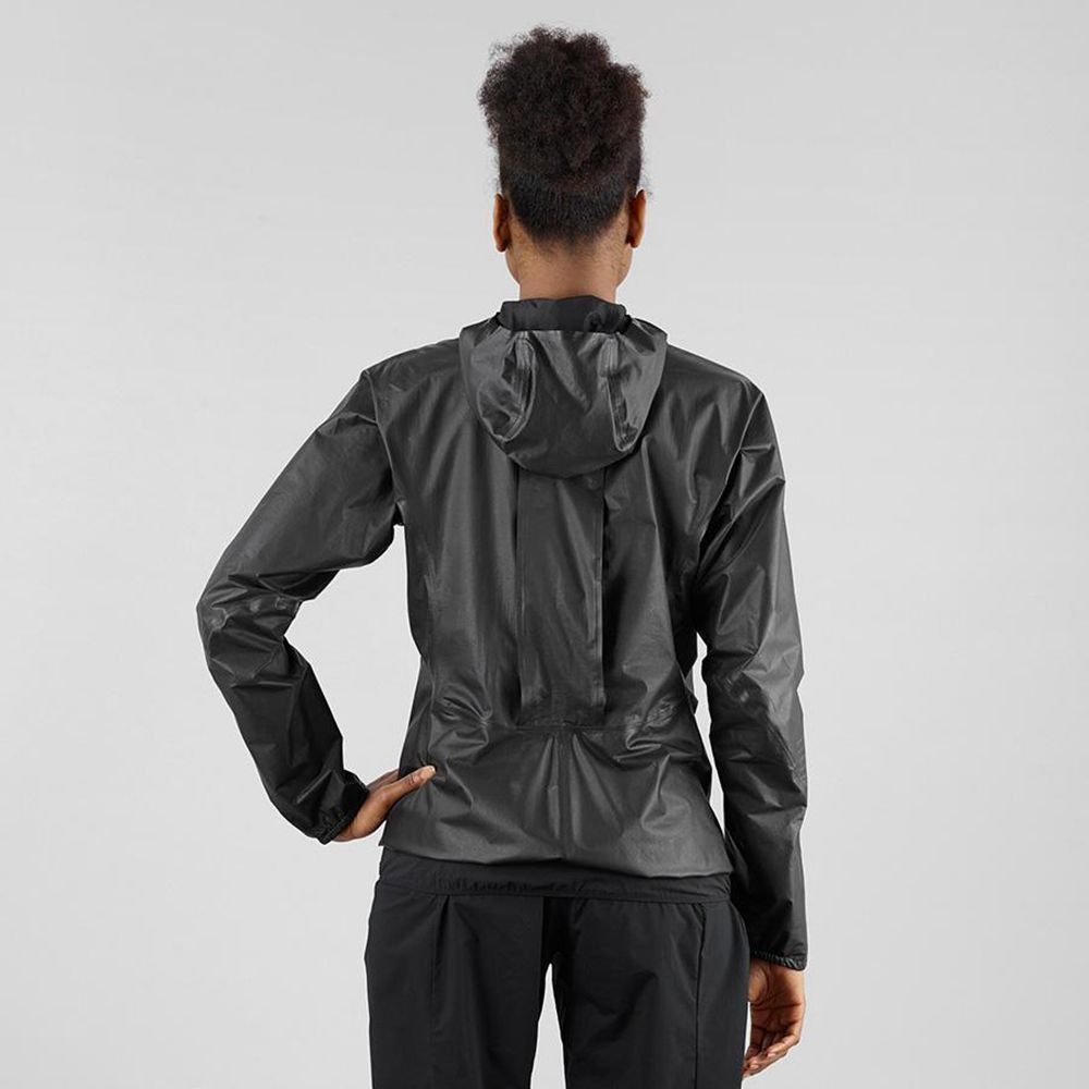 Women's Salomon S/LAB MOTIONFIT 360 Jackets Black | MCNABS-427